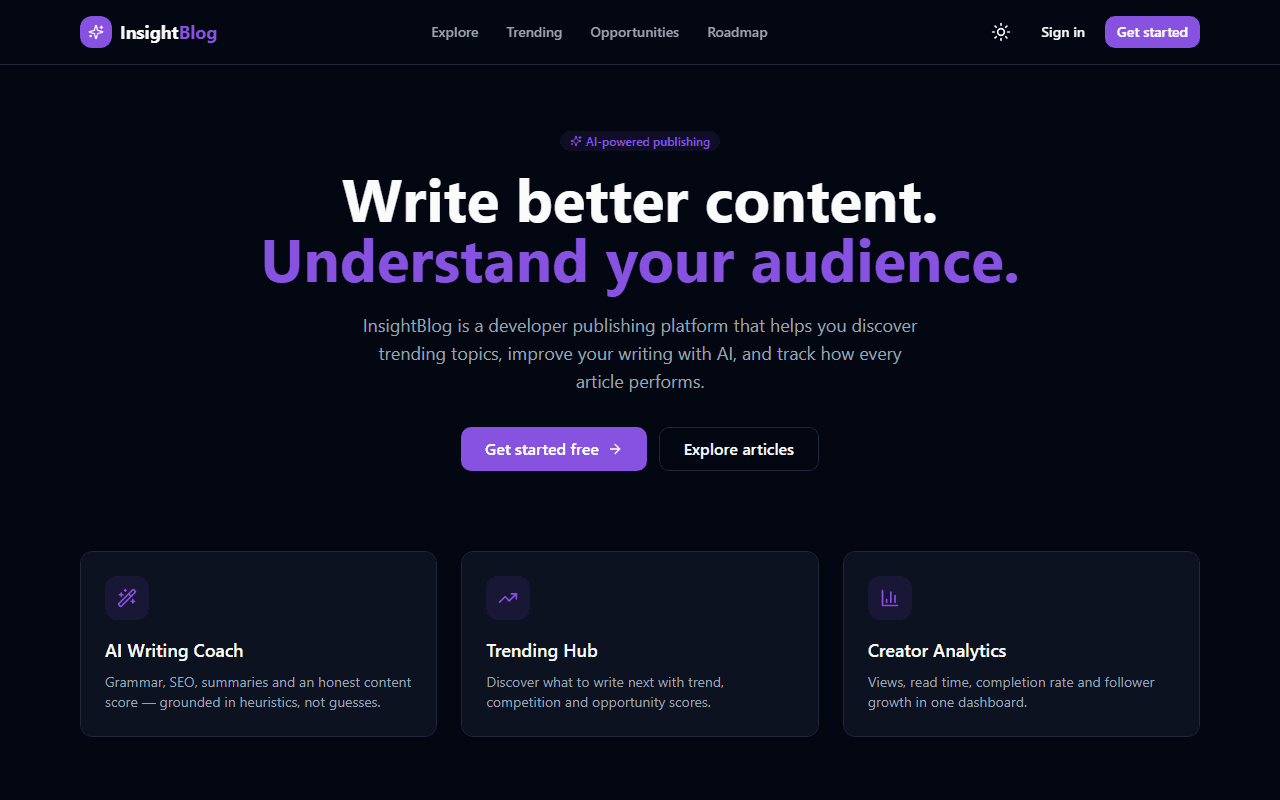 InsightBlog preview